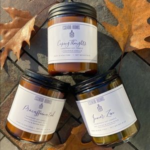 Handmade Soy Candles Coping Thoughts, Inner Zen & Procaffeinated